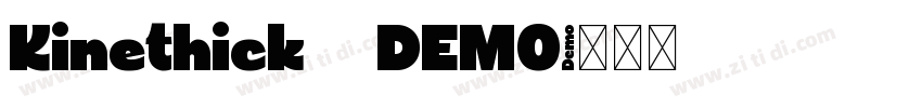Kinethick   DEMO字体转换